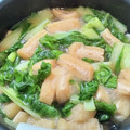 ぷらむ♪'s cooksnap of when they made 【農家のレシピ】しろなと揚げの煮びたし.