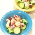 KotoLi☆'s cooksnap of when they made タコと胡瓜の酢の物 柚子胡椒入り.