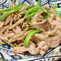 クックM6DK2O☆'s cooksnap of when they made 牛蒡ピーマン豚肉炒め.