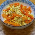 プルンバゴ's cooksnap of when they made 人参しらす豆腐チャンプルー.