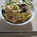 みやよも's cooksnap of when they made みょうがと大葉がたっぷりパスタ.