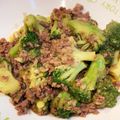 ふくすけとりお's cooksnap of when they made ブロッコリーおかず☆中華風挽肉炒め.