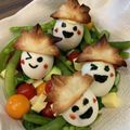 yebisu0408's cooksnap of when they made こどもの日に！親子で作る楽しい兜春巻き.