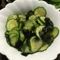 kimi1127's cooksnap of when they made きゅうりとわかめの酢の物.