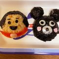 mamagokko's cooksnap of when they made キャラ弁☆子供の日☆金太郎弁当.