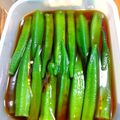 マキマキ913's cooksnap of when they made 板ずり不要！鍋不要！オクラの煮浸し？.