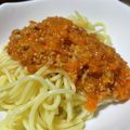 Sa〜ちゃん's cooksnap of when they made トマト缶なし☆超簡単ミートソース☆.