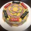 ふみジロウ's cooksnap of when they made こどもの日♪楽しい♪こいのぼり寿司ケーキ.