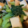 ちやちこ's cooksnap of when they made 小松菜とうす揚げ、豚ロースの炒め煮♡簡単.