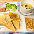 OTO☆HANA's cooksnap of when they made 具を先に入れちゃう！兜春巻きの折り方.