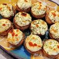 yuki★haru's cooksnap of when they made マッシュルームのクリチ味噌焼き✿.