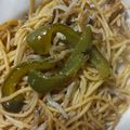 むぎこさん☆'s cooksnap of when they made ピーマンしらすの和風パスタ〜何食#112.