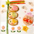 ♡Riochan♡'s cooksnap of when they made アンパンマンと鯉のぼりのこどもの日ランチ.
