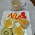 ほか弁ママ's cooksnap of when they made 朝ご飯にレンジで♪とろ〜りチーズオムレツ.