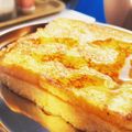 すみれの's cooksnap of when they made 休日朝ごぱん☺クロックムッシュ風♥.