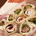 シムちぃ's cooksnap of when they made 残りのおかずDEラップサンド.