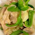 ゆっくん1129's cooksnap of when they made ピーマンと豚肉、春雨の塩味炒め。.