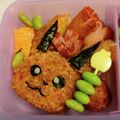 michi3710's cooksnap of when they made ポケモン　イーブイ　お弁当　キャラ弁.