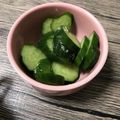 みりん調味料's cooksnap of when they made 即席☆簡単☆キュウリのワサビ和え.