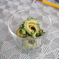 バカリャウ's cooksnap of when they made ゴーヤおかかのマヨわさび和え.