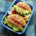 景と浩's cooksnap of when they made アンパンマンバーガー♪キャラパン.