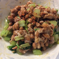 ベティ３'s cooksnap of when they made 簡単♡かぶの葉とツナを炒めたやつ納豆♡.