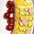 ゆあママ☆料理勉強中's cooksnap of when they made 子供の日に☆鯉のぼりの箱飯.