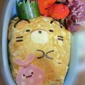 やよいむし's cooksnap of when they made すみっコぐらし ネコ オムライス弁当.
