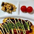 ♪ゆかたん♡'s cooksnap of when they made ひき肉とキャベツのお好み焼き風オムレツ.