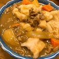 レインボーライス's cooksnap of when they made すいとん野菜カレー汁.