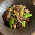 loveinvain's cooksnap of when they made 椎茸・ナス・ピーマンのオイスターマヨ炒め.