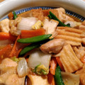 KannoPopo's cooksnap of when they made 厚揚げでかさ増し！鶏と白菜の甘辛煮.