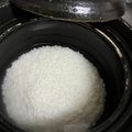 keitandos's cooksnap of when they made 覚え書き　萬古焼土鍋での炊飯.