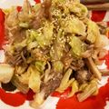 パッシーユ's cooksnap of when they made 相性抜群！！舞茸◇キャベツ和え.