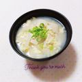 まあまま☆0403's cooksnap of when they made 高野豆腐・玉ねぎ・玉子のお味噌汁.