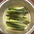 わこちゃん☻'s cooksnap of when they made 茎みょうが（みょうがたけ）の甘酢漬け.