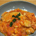 さとう（あ）'s cooksnap of when they made 豚ロース厚切り肉と玉ねぎのトマト煮込み♪.