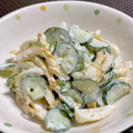 ☆あいちゃん's cooksnap of when they made ピリ辛！きゅうりとちくわのゆずマヨ和え！.