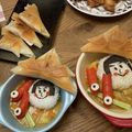 n☆ht's cooksnap of when they made 簡単春巻き☆兜で子供の日バージョン☆.