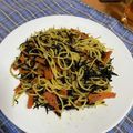 クック49L4Ho☆'s cooksnap of when they made あまったひじき煮でリメイクスパゲッティ.