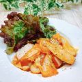 Satoco❋'s cooksnap of when they made 材料はたったの二つ！鶏ハムのチーズ焼き.