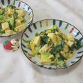 みかかめ's cooksnap of when they made 豆腐と小松菜の卵ポン酢炒め.