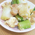 えりこ82☆'s cooksnap of when they made 長ネギと油あげの卵とじ.