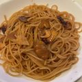 ポンチョ☆'s cooksnap of when they made ホタルイカの沖漬けのペペロンチーノ.