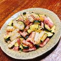 ちゃちゃまる26's cooksnap of when they made ベーコンと長芋とズッキーニのソテー.