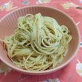 赤い電話's cooksnap of when they made 付け合わせバジルパスタ.