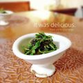 inyako's cooksnap of when they made 豆苗とわかめのナムル.