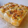 ＊る〜らんこ＊'s cooksnap of when they made HBで♡大学芋風ちぎりパン.