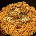 アリエちゃん's cooksnap of when they made 煮込みハンバーグのリメイクパスタ☆.