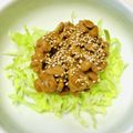 azbjbn's cooksnap of when they made キャベツ納豆♪.